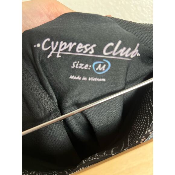 Cypress Club Black White Dotted Print Athletic Skort Size Medium - Picture 7 of 7
